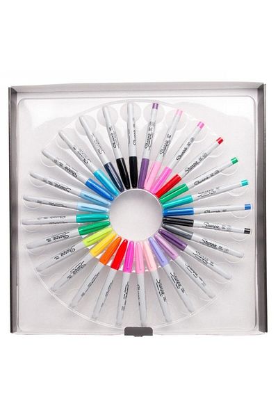 Sharpie Permanent Marker Fine Set of 28 Fish