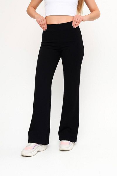 ASTRAC Modal-Containing Women's High Waist Loose Wide Leg-Front Ribbed Grass Pants (New)