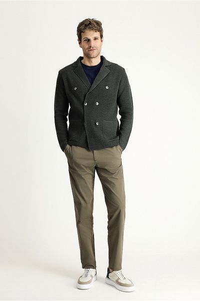 Kiğılı Relax Fit Relaxed Cut Lycra Satin Canvas / Chino Pants