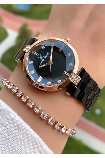 Daniel Klein Waterproof Women's Wristwatch and Bracelet Gift