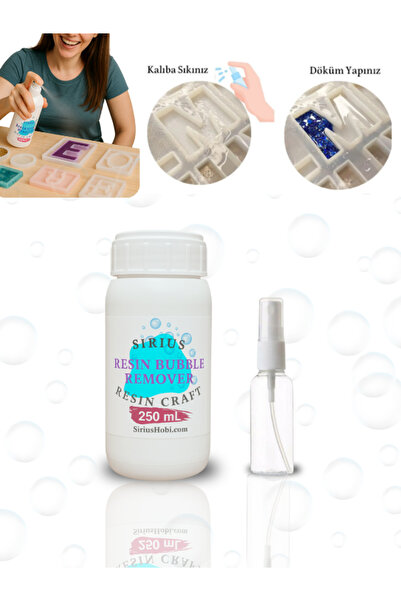 Sirius Hobi Epoksi Reçine Baloncuk Yok Edici Sprey 250 ml