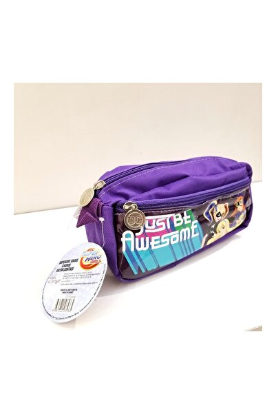 Marvel Avengers Dc Supergirl Lisanslı Kalem Kutusu - Çift Bölmeli Kalemlik- K...