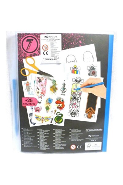 Top Model Cartea de design Depesche Skills Skateboarding