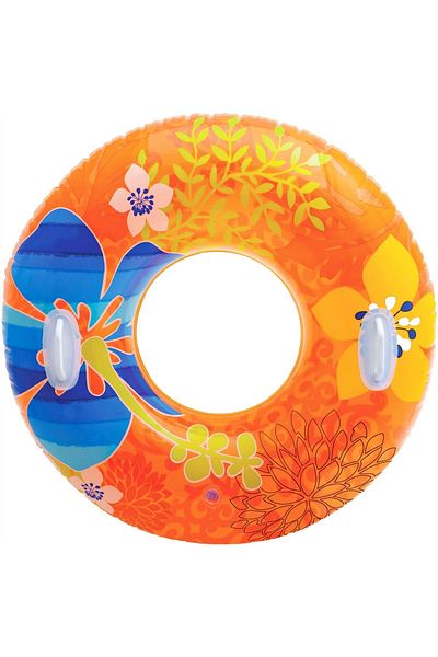 Intex Patterned Bagel with Handle 97 Cm Children and Adults Sea Ring