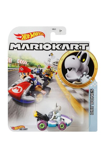 HOT WHEELS Mario Kart Cars Dry Bones Hotwheels Mario Kart Vehicles