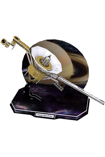 Cubic Fun 3D 71 Piece Puzzle Voyager Satellite Vehicle