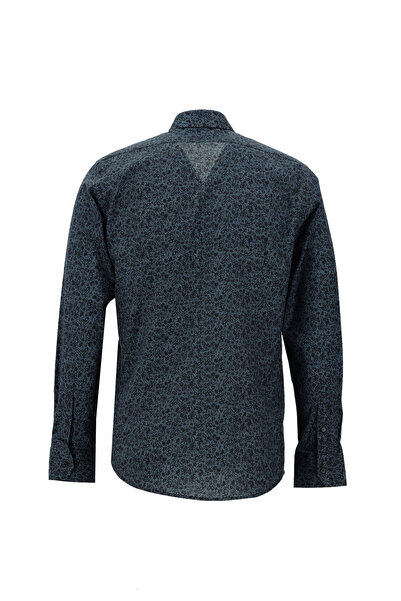 Kiğılı Бавовняна сорочка Slim Fit з принтом - довгі рукави