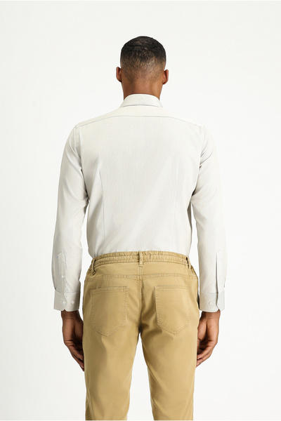 Kiğılı Μακρυμάνικο πουκάμισο με λεπτή εφαρμογή, κλασικό βαμβακερό σχέδιο που σιδερώνει εύκολα