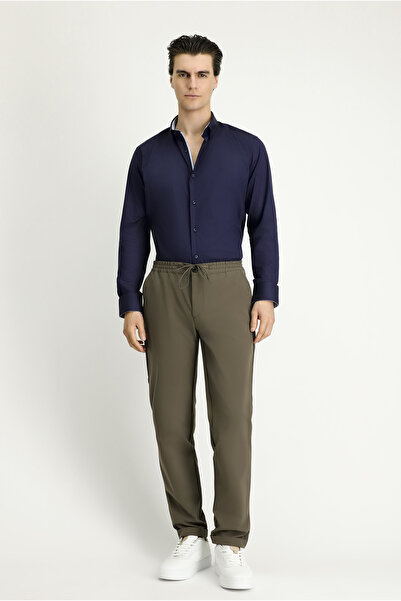 Kiğılı Κλασικό βαμβακερό πουκάμισο με μακριά μανίκια Slim Fit Slim Fit