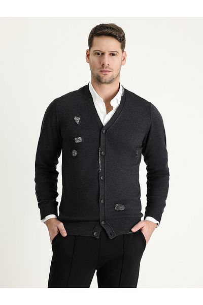 Kiğılı Slim Fit Slim Cut Cotton Knitwear Cardigan
