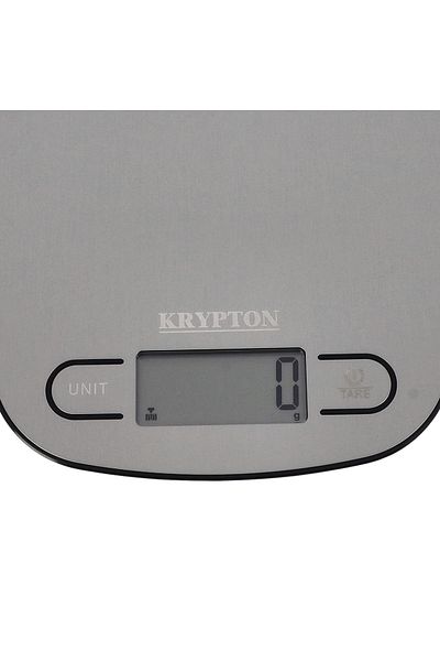 KRYPTON Ultra Slim Kitchen Scale – Digital Lcd, 0.1g Accuracy, 5kg Capacity, Auto Shut-off
