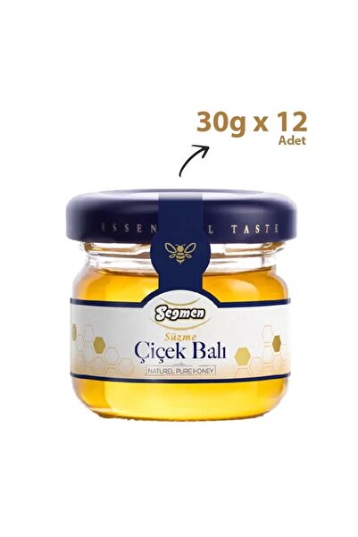 Seğmen Süzme Çiçek Balı Kavanoz 30g  12'li