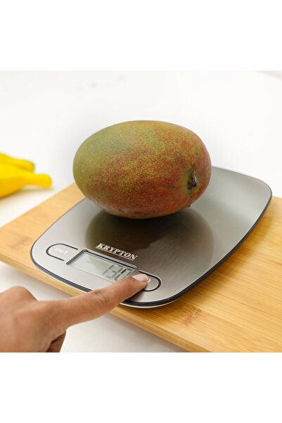 KRYPTON Ultra Slim Kitchen Scale – Digital Lcd, 0.1g Accuracy, 5kg Capacity, Auto Shut-off