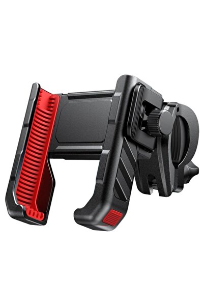 Techmaster Motorsiklet Bisiklet Atv Kıskaçlı 4-7.7inç Telefon Tutucu Tutacağı JR-ZS266