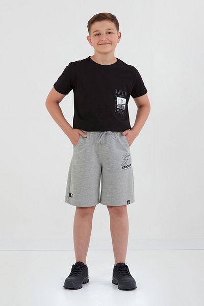 Fulla Moda Chlapecké šortky s potiskem Stay Strong