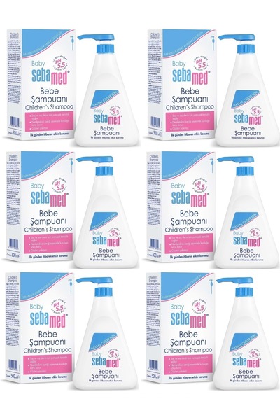 Sebamed Baby Shampoo 500ml with Pump (Set of 6)