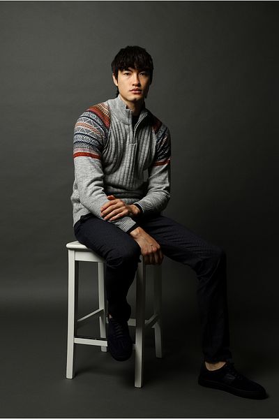 Kiğılı Bato Collar Zippered Knitwear Sweater