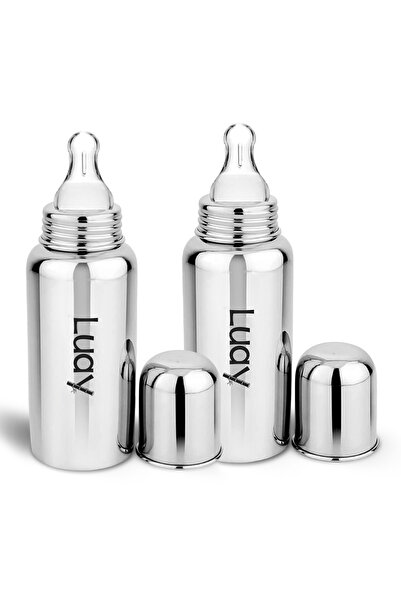 luay Stainless Steel Baby Feedig Bottle, BPA Fee, Anti-Colic, Plastic-Free, (...