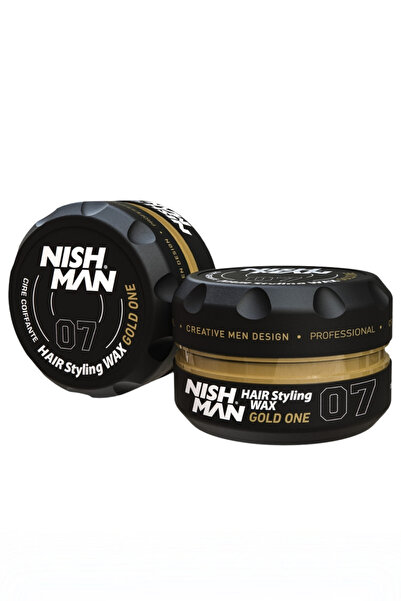 NISHMAN 07 Saç Şekillendirici Ultra Sert Parlak Wax 150 Ml