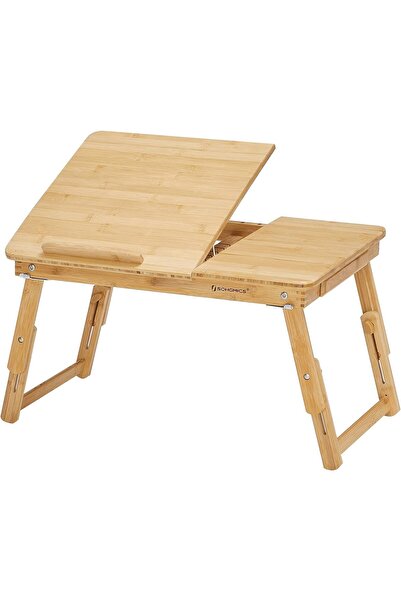 miletus Bambu Laptop Standı Yükseltilebilir Ders Çalışma Masası Çocuk Çalışma Sehpası Yatak Sehpası Yb