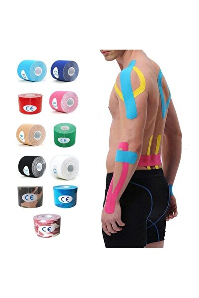 BiaTape Bia Tape Kinesio Kinesiology 5cmx5m Ten Rengi Ağrı Sporcu Bandı
