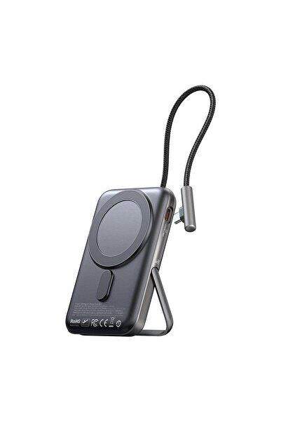 Mcdodo 10.000 Mah Kablosuz Şarj ve Dahili Type-c kablolu standlı 20W powerbank