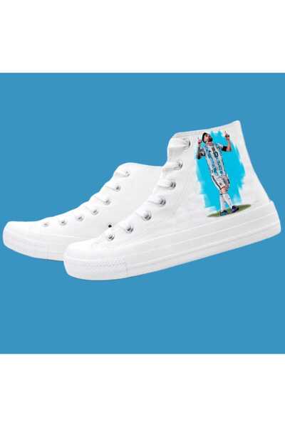 amazoondesing حذاء رياضي للأولاد - Messe 10، حذاء رياضي بطبعة الأرجنتين