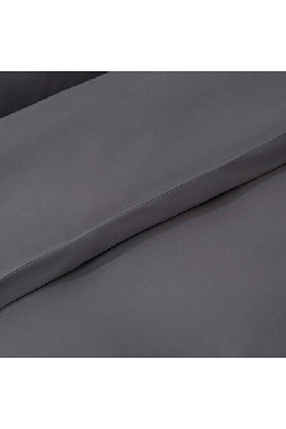 Chakra Alana Duvet Cover Set Double Size 200x220 cm Dark Grey