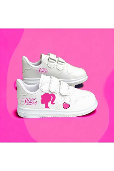 amazoondesing حذاء رياضي للفتيات مطبوع عليه Hi Barpi Princess