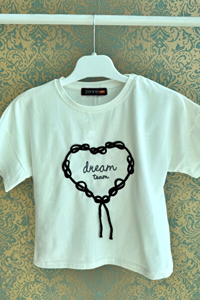 DPARİS Дівчача футболка з вишивкою