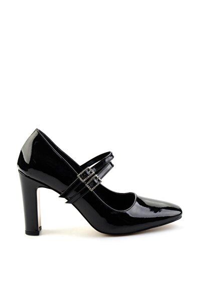 Bambi Siyah Kadın Klasik Topuklu Ayakkabı K01926076008