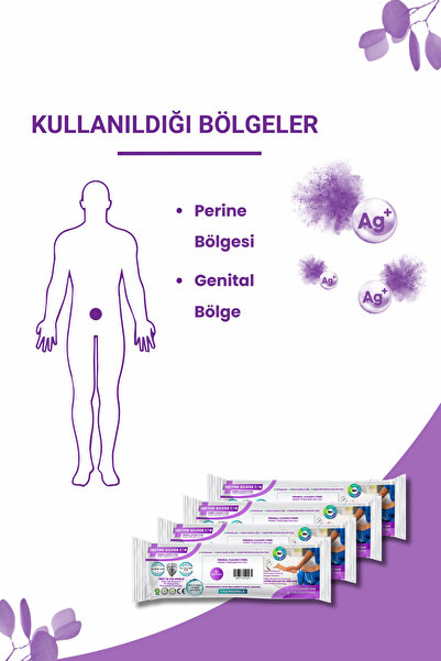 Doctor Silver Ion Gümüş İyonlu Özel Formül Kızarıklık Önleyici Genital & Perine Bölge Bakım Mendili 50’li (1 PAKET)