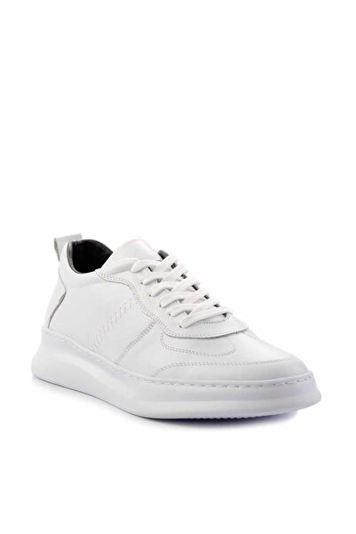 Bambi White Leather Men's Casual Shoes E01759070203