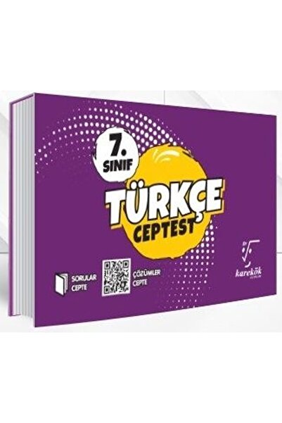 Karekök Yayınları Karekök 7.sınıf Cep Test Türkçe