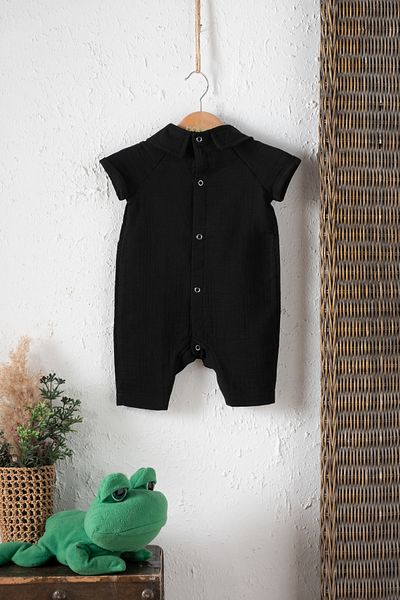 Montisu Baby Muslin Snap Romper, Comfortable Fit