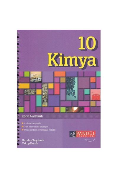 Pandül Yayınları Pandül 10Th Grade Chemistry Notebook