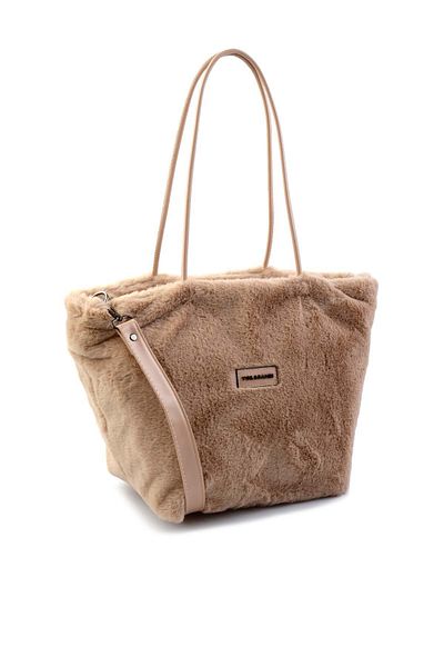 Bambi Geantă de umăr pentru femei Mink C06960209691