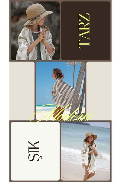 Green Petition Twin Tides Sand Beige Set of 2 |   Large Size Delmor and Small Size Delmor Fit Together in Special Packages