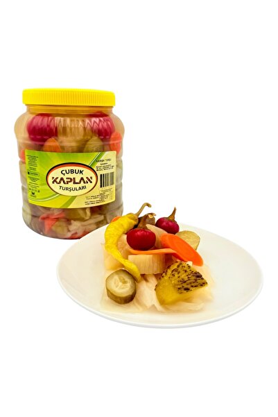 çubuk kaplan turşuları 2 Kg Karışık Çubuk Turşusu - Ev Yapımı Doğal Fermantasyon