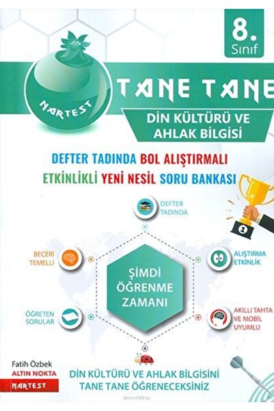 Nartest Yayınları Nartest 8.sınıf Yeşil Defter Tadında Tane Din Kültürü