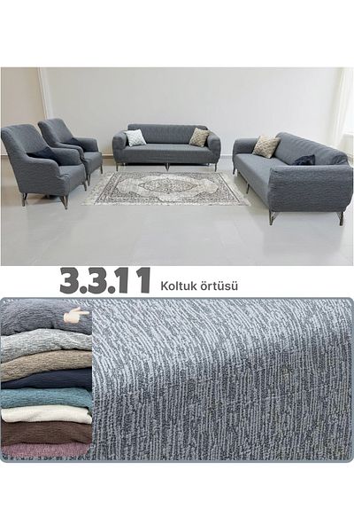 uzhanem 3 3 1 1 Stretch Elastic Flexible Washable Jacquard Sofa Cover Set Sofa Cover