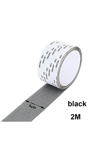 Choice شريط إصلاح ناموسية نافذة بعرض 5/10 سم، أسود، رقعة إصلاح ذاتية اللصق لش...