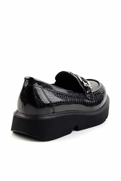 Bambi Siyah Kadın Loafer Ayakkabı K01257069011