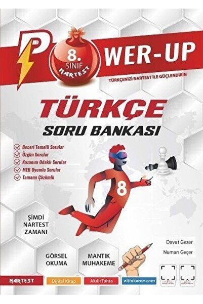 Nartest Yayınları Nartest 8. Sınıf Power-up Türkçe Soru Bankası