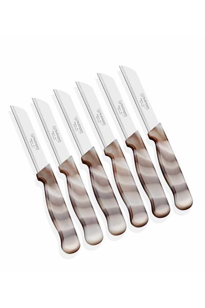 HerkeseUygun Solingen 6-Piece Serrated Fruit and Vegetable Knife