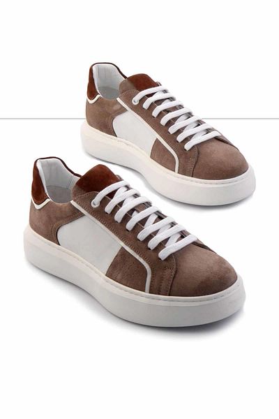 Bambi Fango Leather Men's Sneaker E01901254702