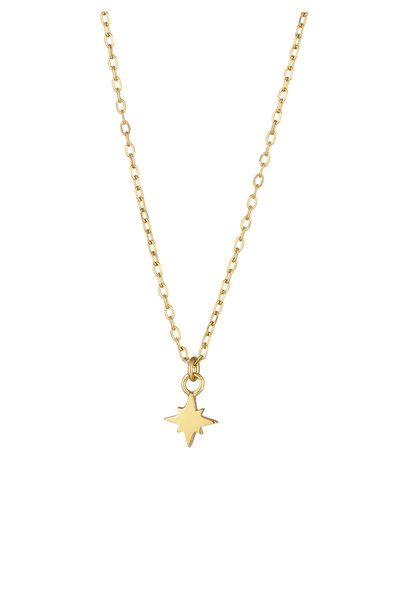 ELLI Náhrdelník s kameňom, dámsky prívesok s hviezdou, jemná retiazka s krištáľmi, biely brus Xilion 925