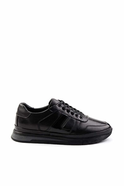 Bambi Siyah Leather Erkek Casual Ayakkabı E01199051503
