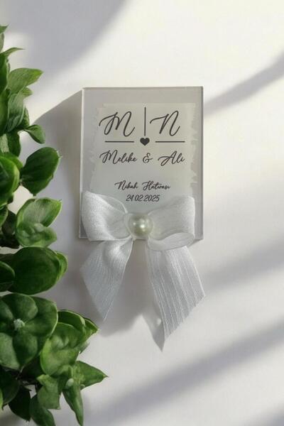 Hediyelen Söz Nişan Düğün Hediyesi Şeffaf Pleksi Magnet (10 Adet) sffdk1