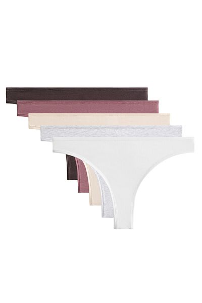 Oysho 5 cotton blend Brazilian briefs